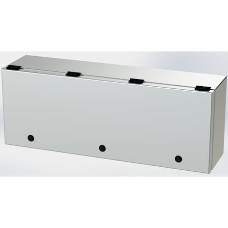 Saginaw Control & Engineering 1/4 Turn Latch Electrical Enclosures, 9 in H, 6 in D, 24 in W, NEMA 3R, 4, 4X, 12, 13 SCE-L9246ELJSS
